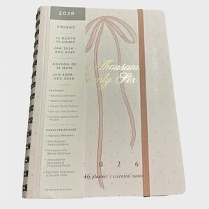 Spiral 2026 Planner Fringe 12-Month